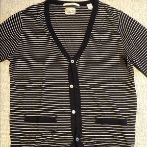 Blue and white cardigan by Scotch and Soda. Small.
